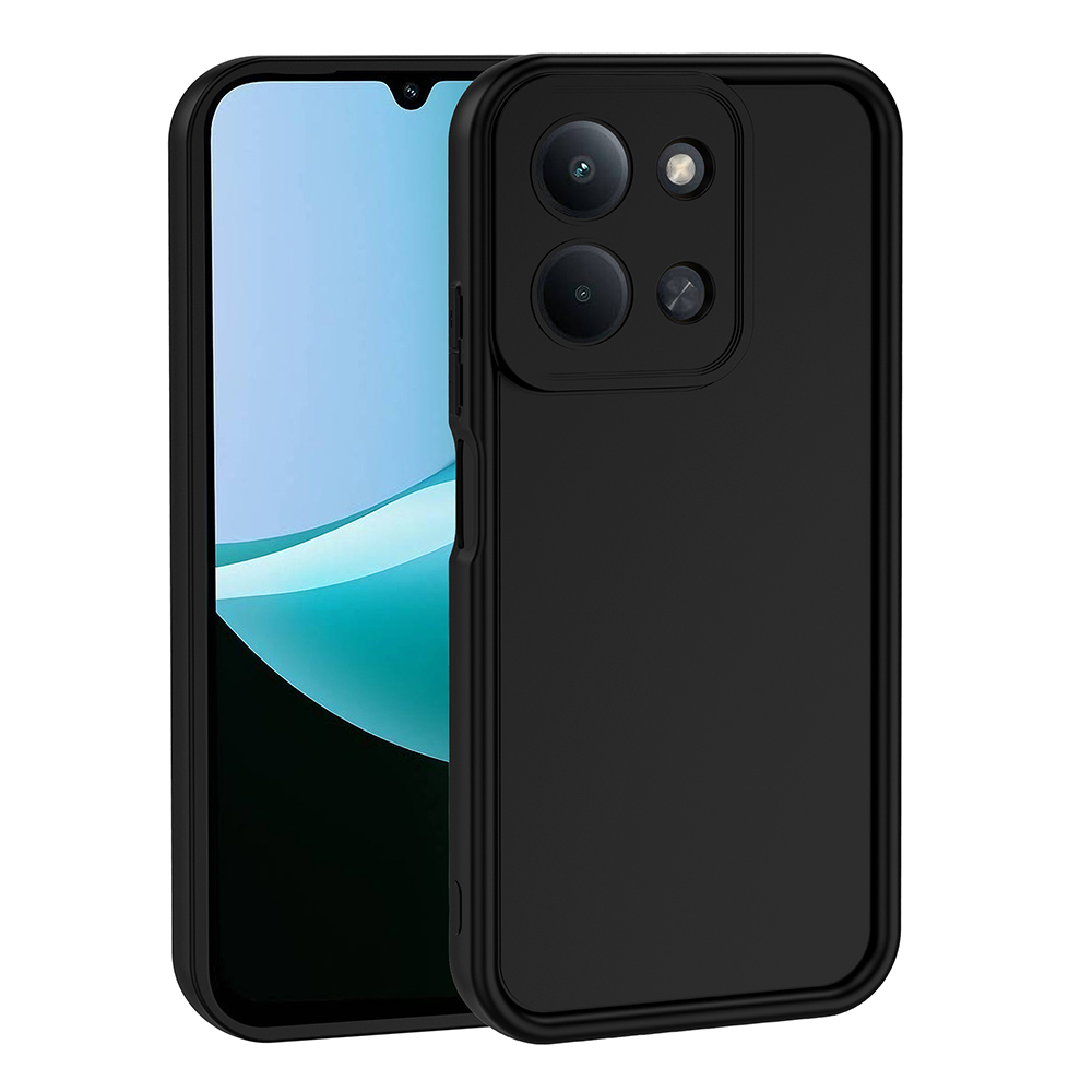 Xiaomi Uyumlu Redmi 15C Kılıf Kamera Korumalı Zore Ananas Kapak-Siyah