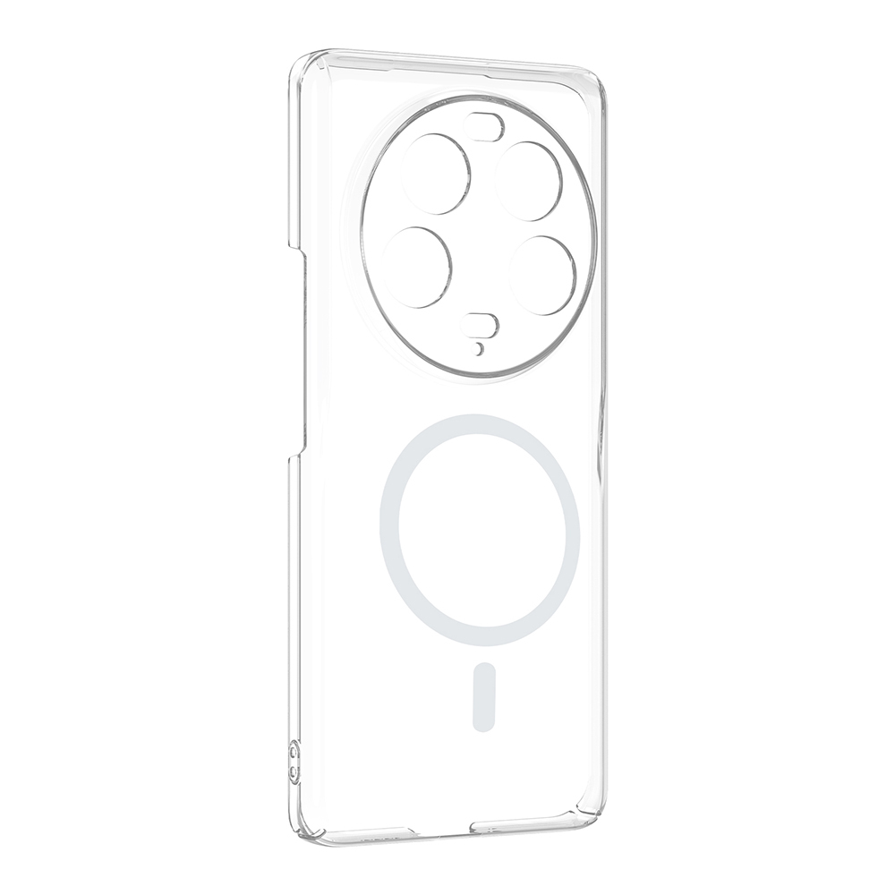 Xiaomi Uyumlu Mi 13 Ultra Kamera Korumalı M-Safe Şarj Özellikli Şeffaf Zore London Sert PC Kapak