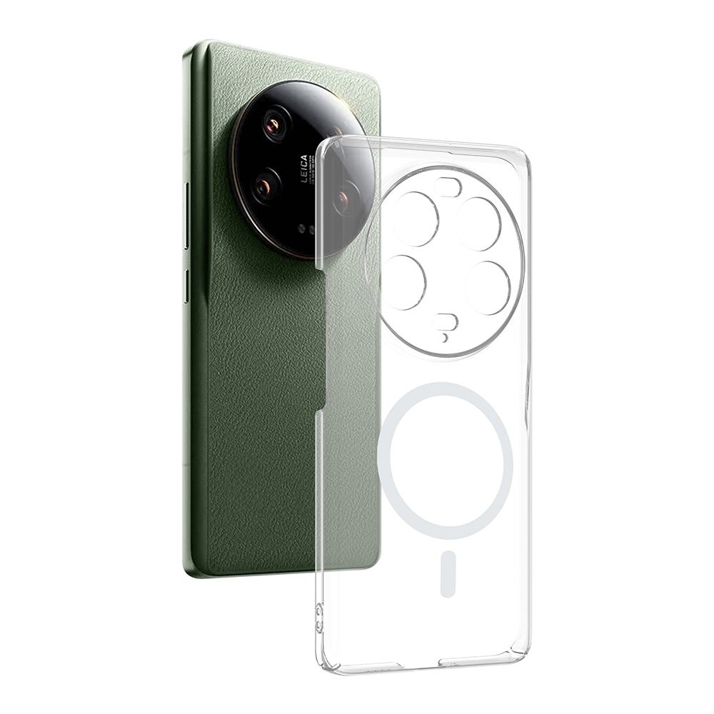 Xiaomi Uyumlu Mi 13 Ultra Kamera Korumalı M-Safe Şarj Özellikli Şeffaf Zore London Sert PC Kapak