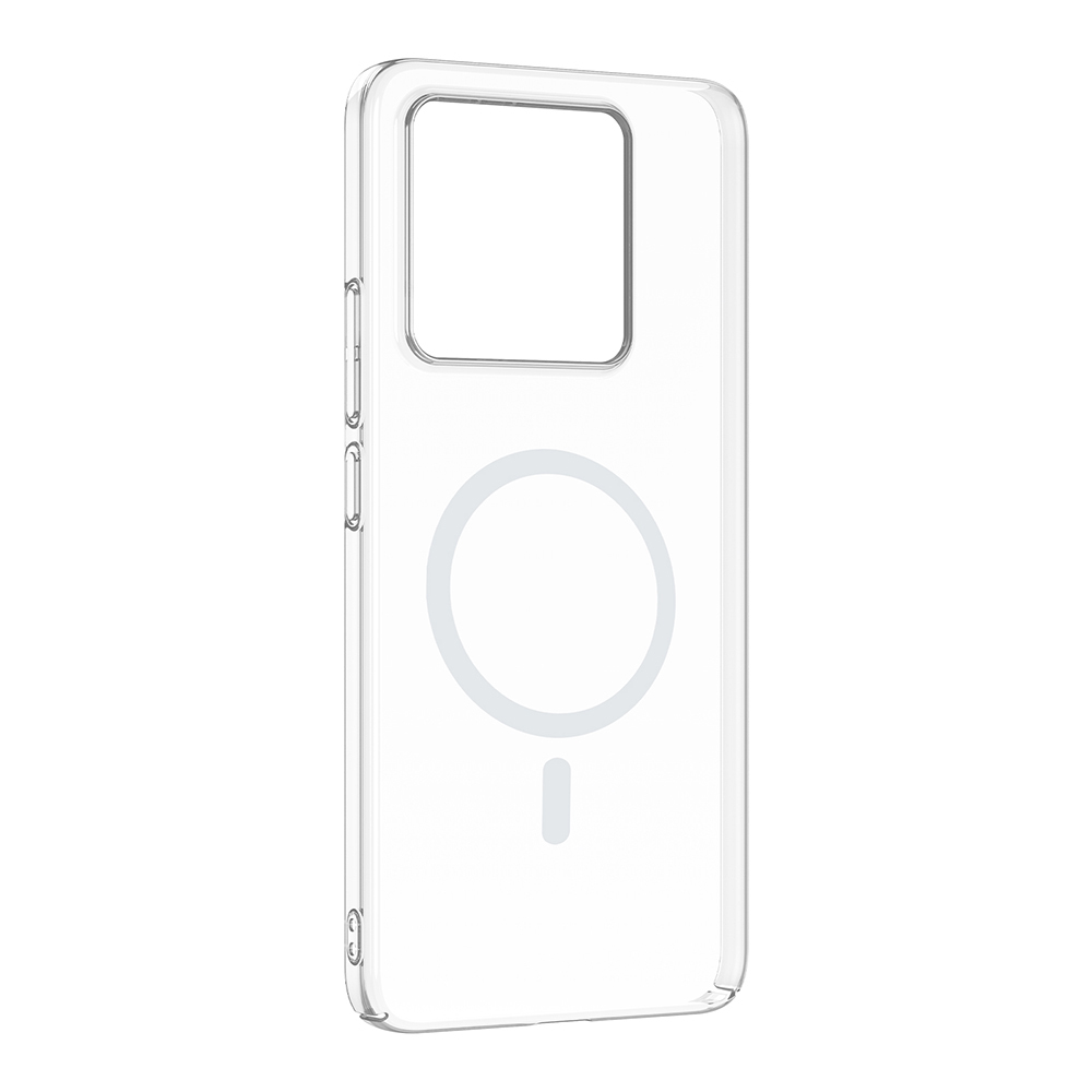 Xiaomi Uyumlu 14T Kamera Korumalı M-Safe Şarj Özellikli Şeffaf Zore London Sert PC Kapak