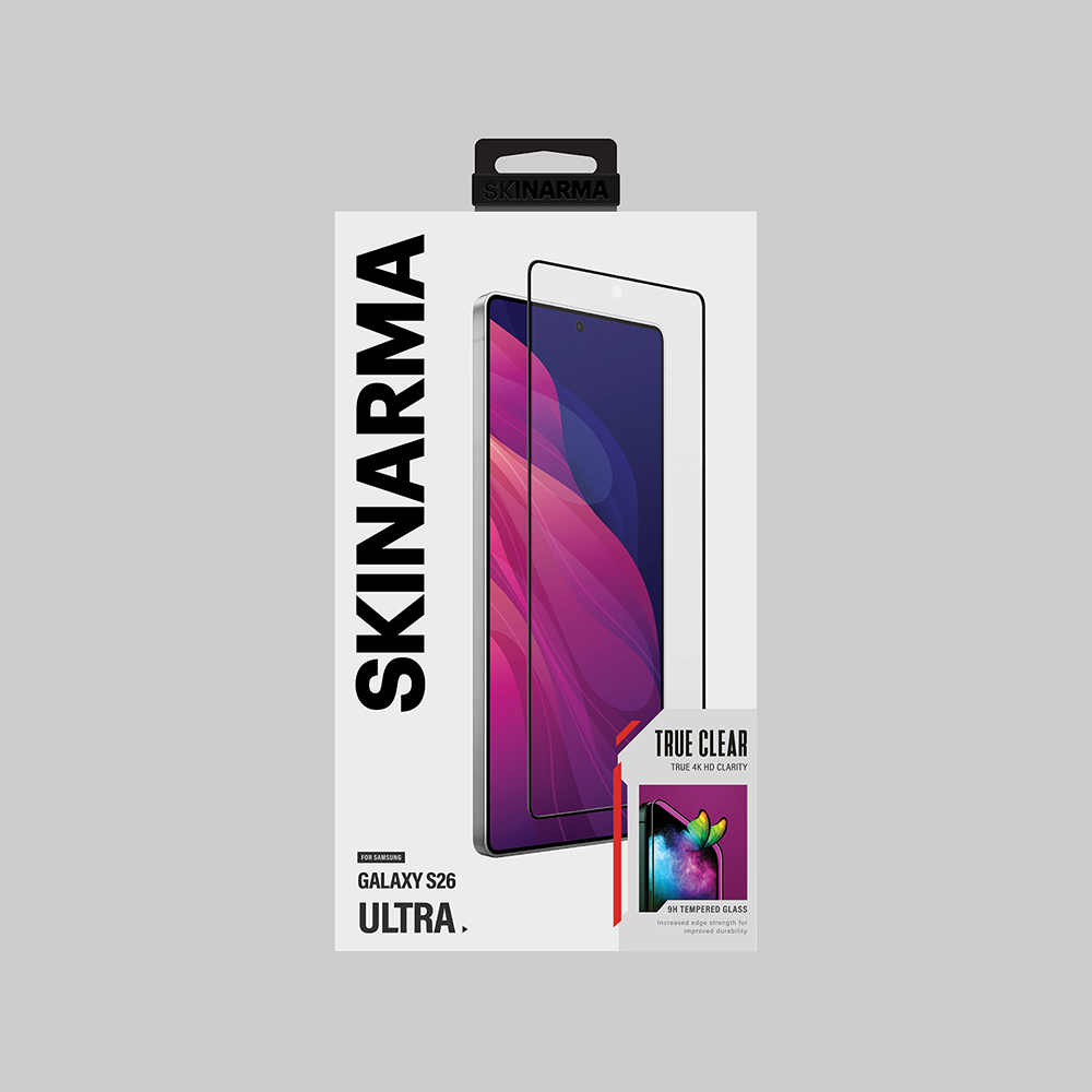 Galaxy Uyumlu S26 Ultra Skinarma 0.25mm Oleofobik True Clear Cam Ekran Koruyucu