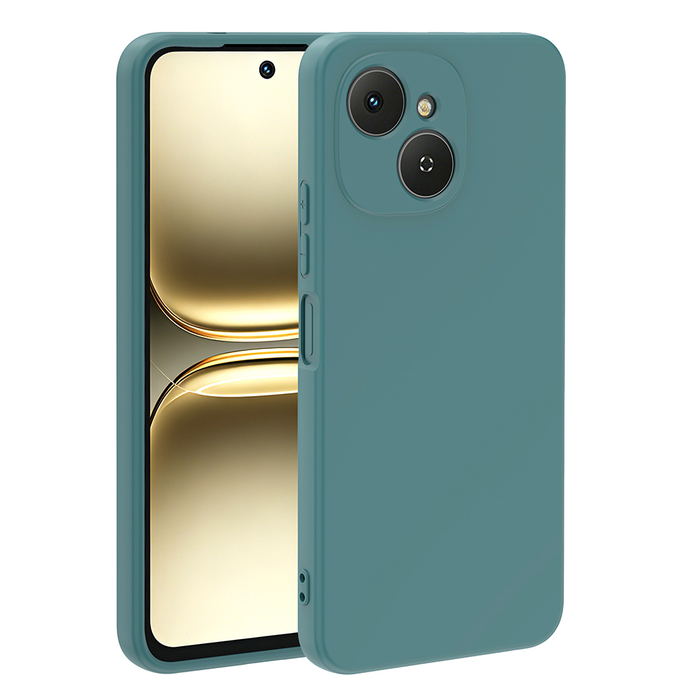 Tecno Spark 40C Kılıf Zore Mara Lansman Kapak-Koyu yeşil