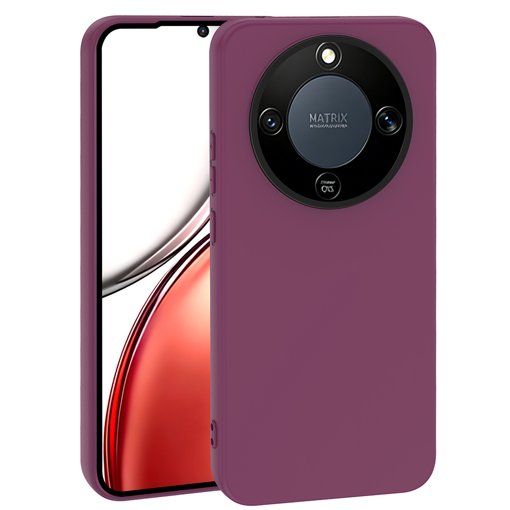 Honor Magic 8 Lite 5G Kılıf Zore Mara Lansman Kapak-Koyu mor