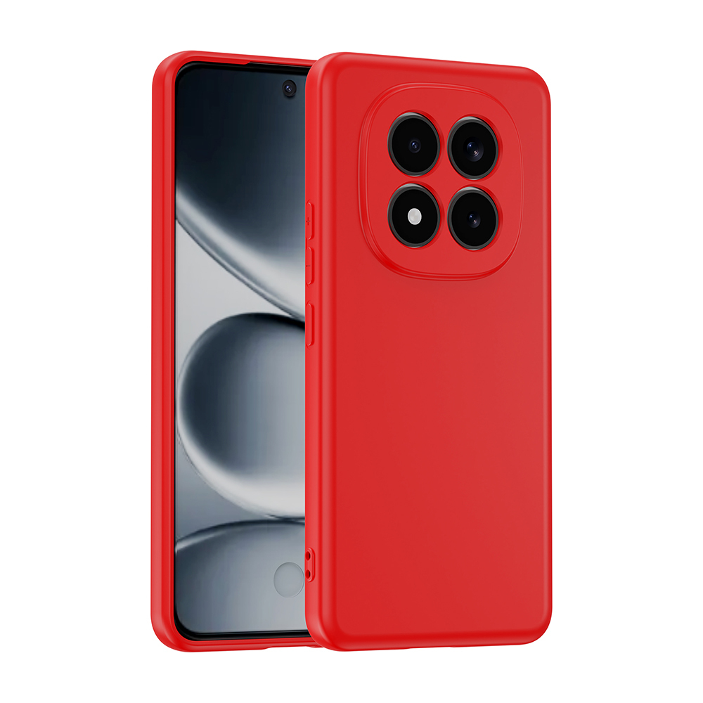 Xiaomi Uyumlu Redmi Note 15 Pro 4G Kılıf Zore Mara Lansman Kapak-Kırmızı