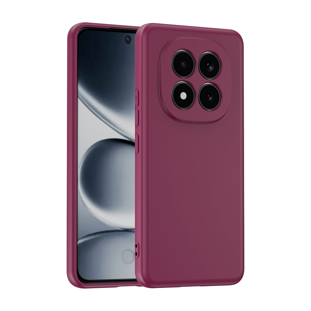 Xiaomi Uyumlu Redmi Note 15 Pro Kılıf Zore Mara Lansman Kapak-Koyu mor