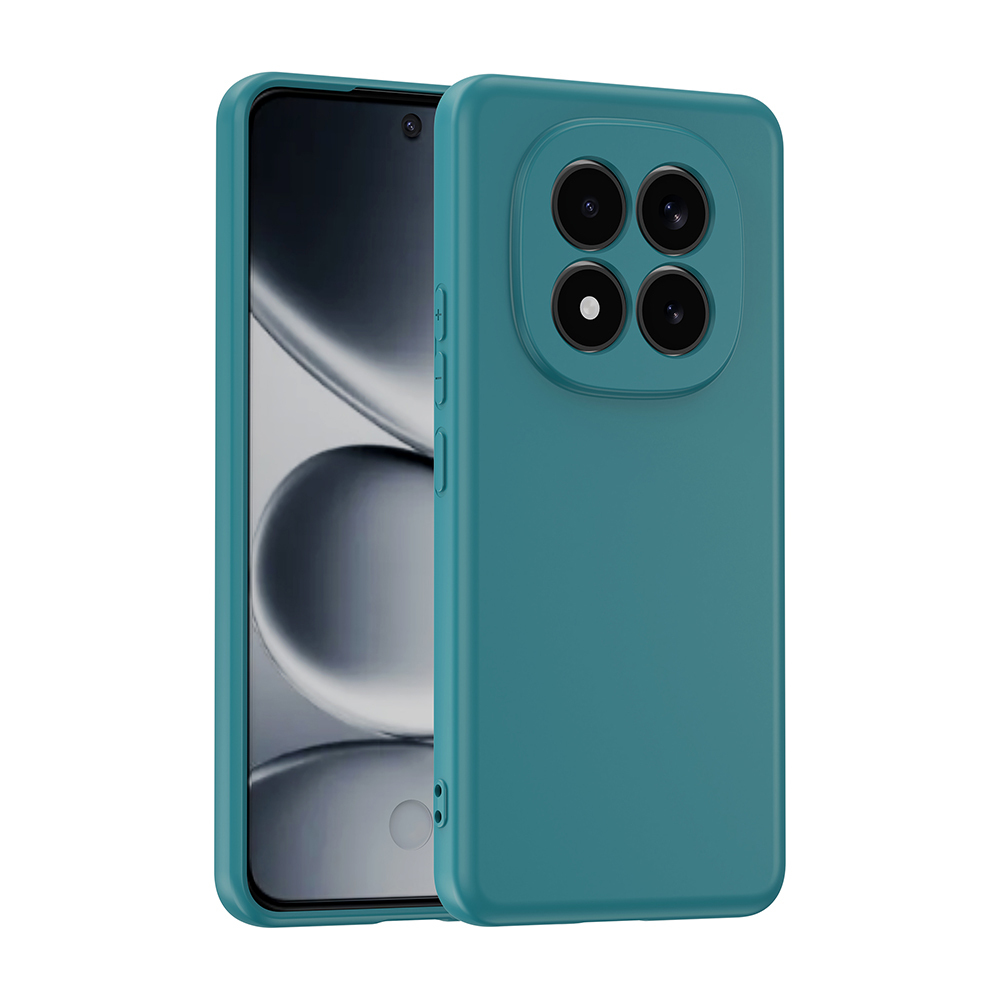 Xiaomi Uyumlu Redmi Note 15 Pro Plus Kılıf Zore Mara Lansman Kapak-Koyu yeşil