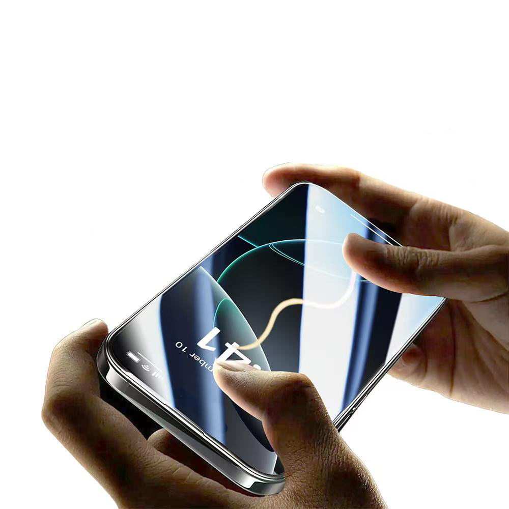 iPhone Uyumlu 15 Zore 2.5D Oliv HD Temperli Cam Ekran Koruyucu + Kolay Uygulama Aparatı