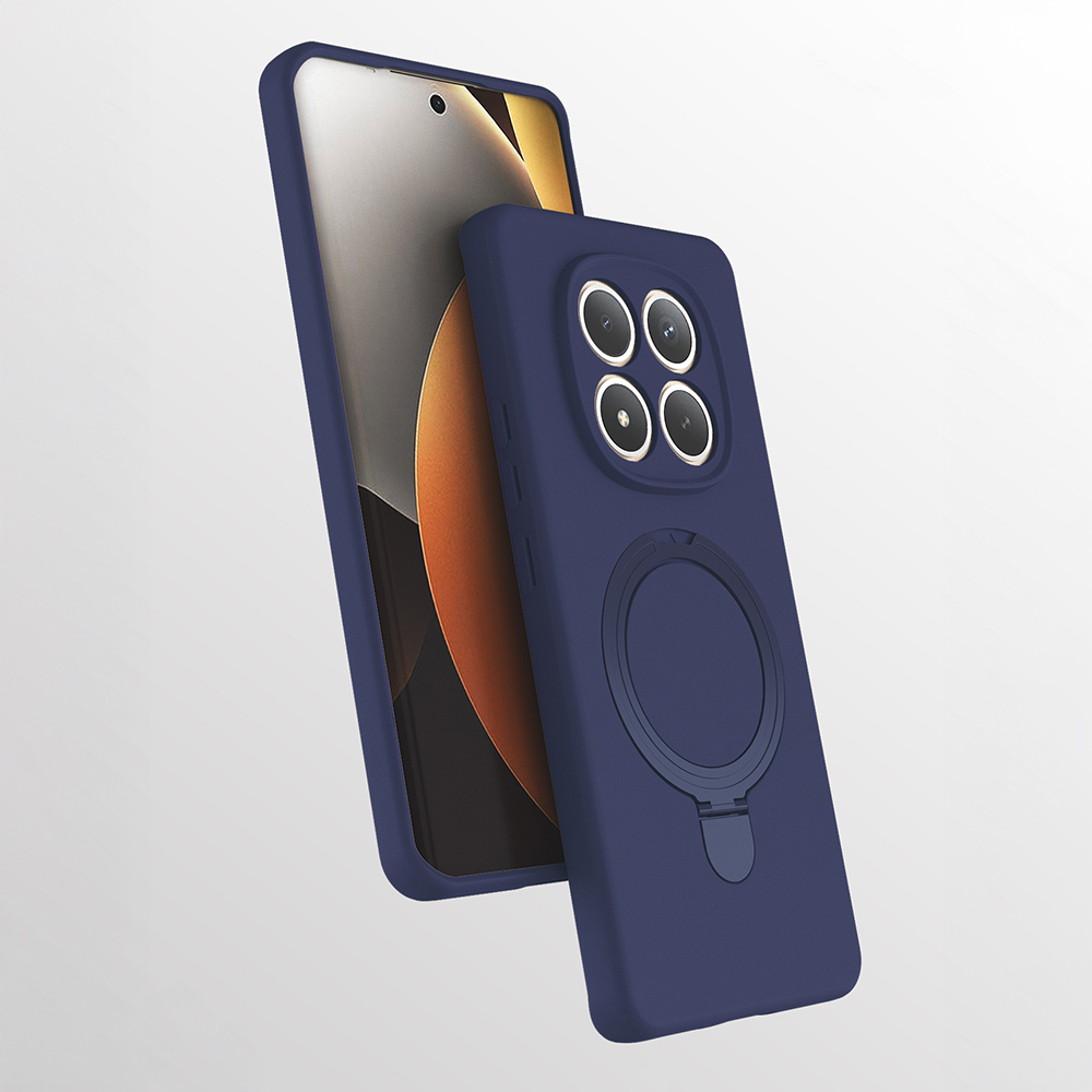 Xiaomi Uyumlu Redmi Note 15 Pro Plus Kılıf M-safe Şarj Özellikli Standlı Zore Samara Kapak