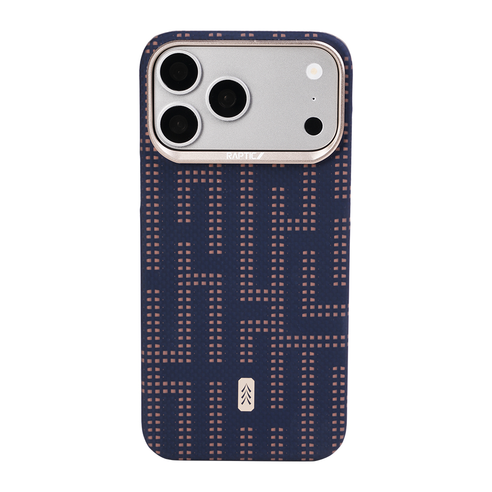 iPhone Uyumlu 17 Pro Kılıf M-safe Şarj Özellikli Raptic Aramid Skin Serisi Karbon Kapak