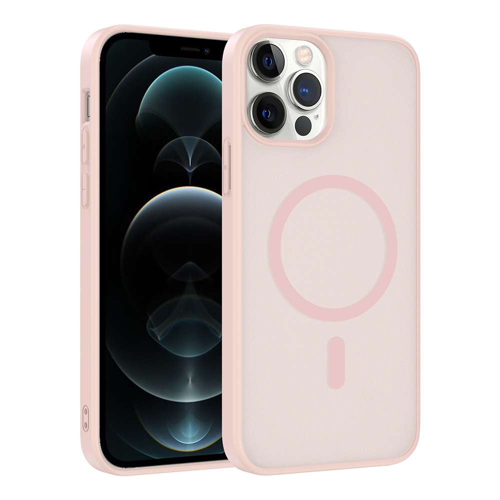 iPhone Uyumlu 12 Kılıf M-safe Şarj Özellikli Zore Babet Kapak