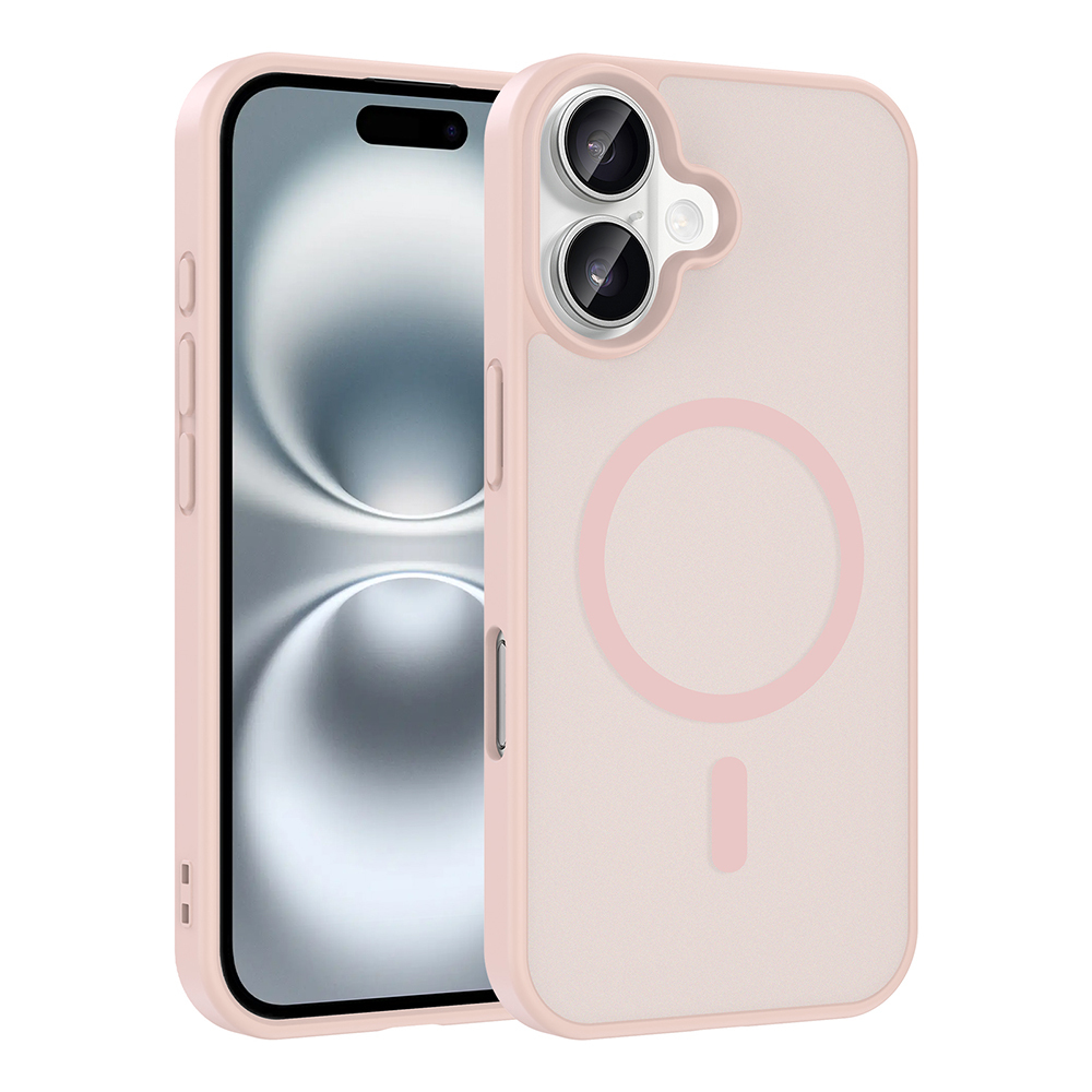 iPhone Uyumlu 16 Plus Kılıf M-safe Şarj Özellikli Zore Babet Kapak