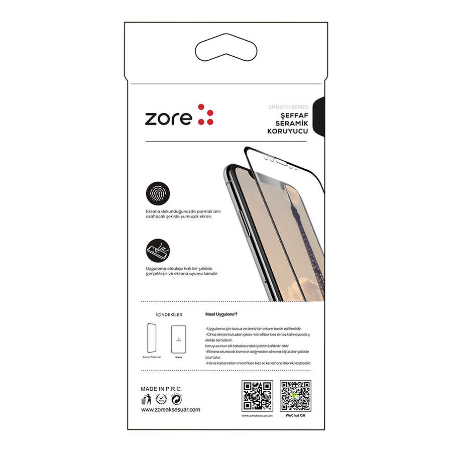 iPhone Uyumlu 17E Zore Seramik Ekran Koruyucu