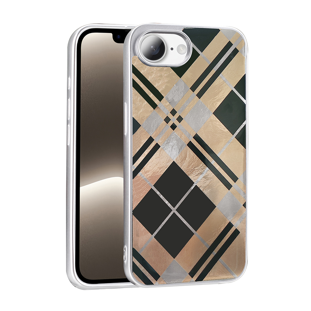 iPhone Uyumlu 17E Kılıf Desenli Zore Mep Kapak-Geometrik