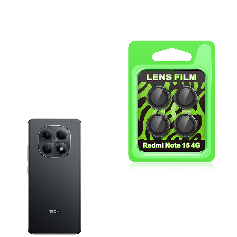 Xiaomi Uyumlu Redmi Note 15 4G Zore CL-07 Kamera Lens Koruyucu