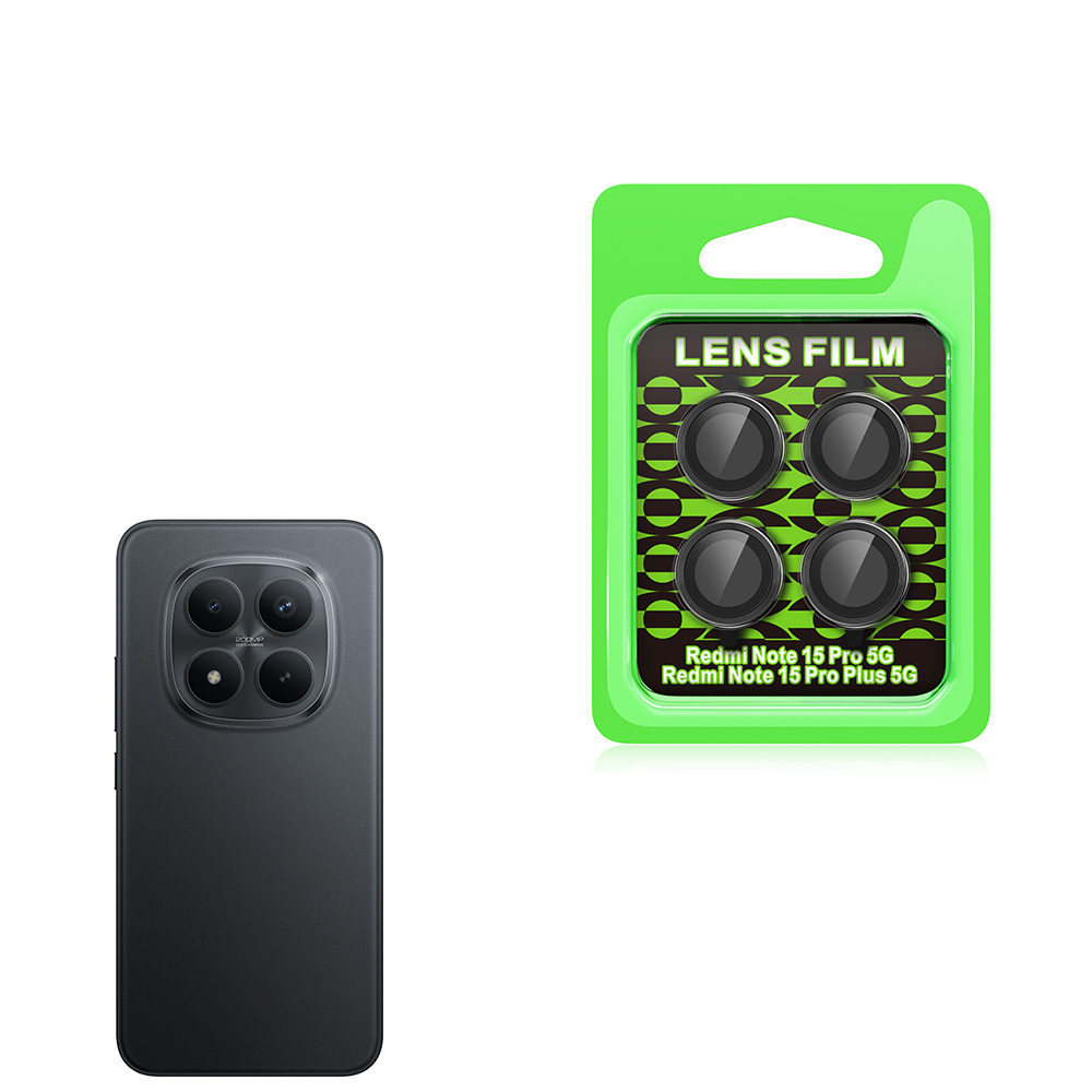 Xiaomi Uyumlu Redmi Note 15 Pro Plus Zore CL-07 Kamera Lens Koruyucu