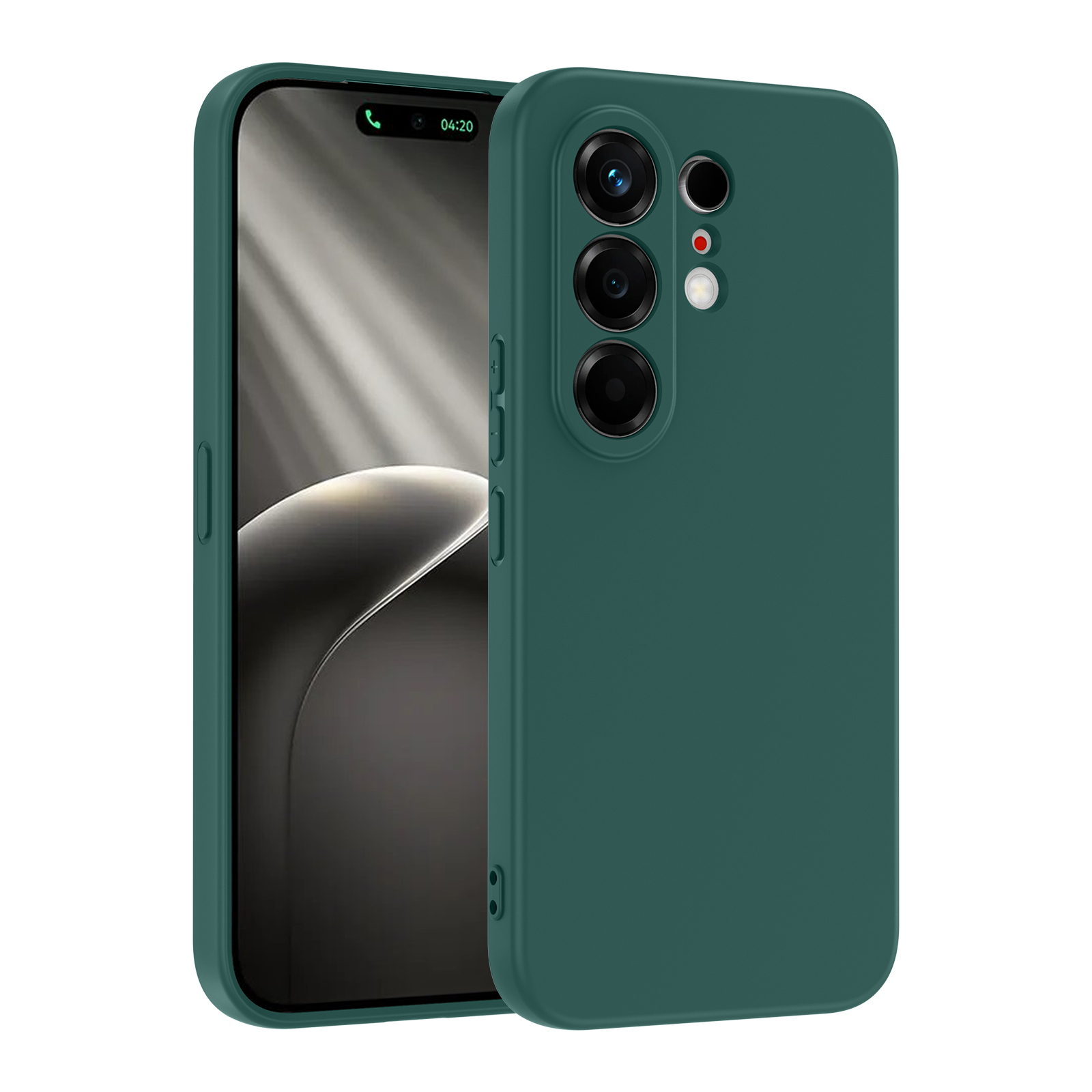 Tecno Camon 50 Pro Kılıf Zore Mara Lansman Kapak-Koyu yeşil