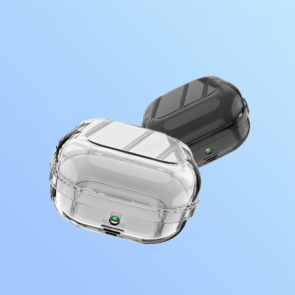 Galaxy Uyumlu Buds 4 Pro Kılıf Şeffaf Silikon 360 Derece Koruma Zore Airbag 47 Kılıf