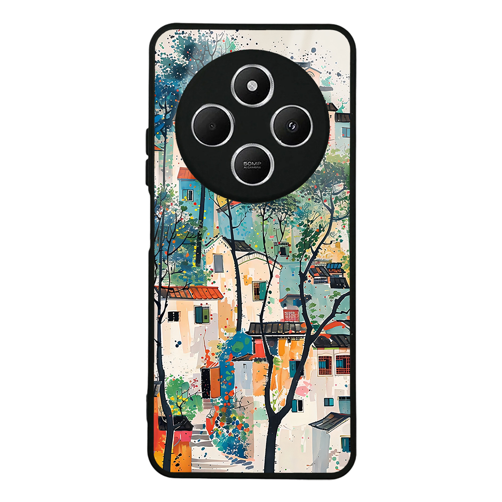 Xiaomi Uyumlu Redmi 14C 4G Kılıf Kamera Korumalı Desenli Zore Lusi Kapak-Evler