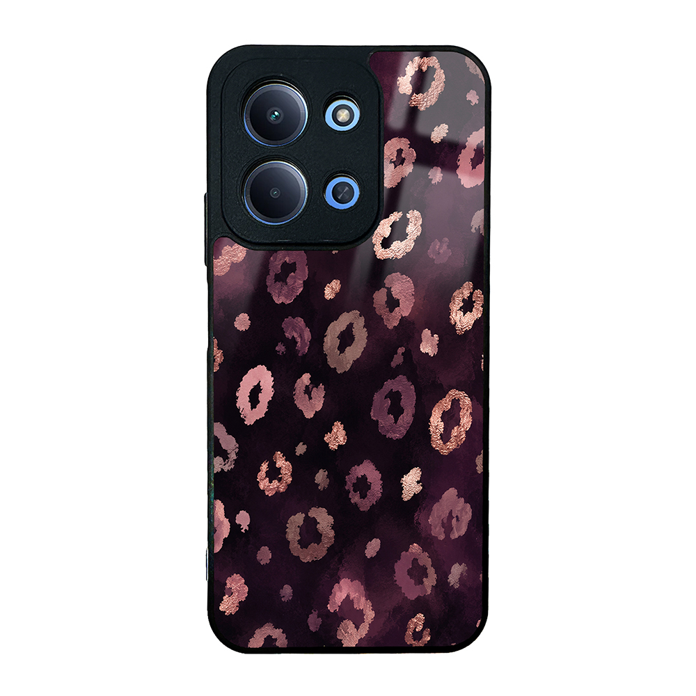 Xiaomi Uyumlu Redmi 15C Kılıf Kamera Korumalı Desenli Zore Lusi Kapak-Pembe leopar