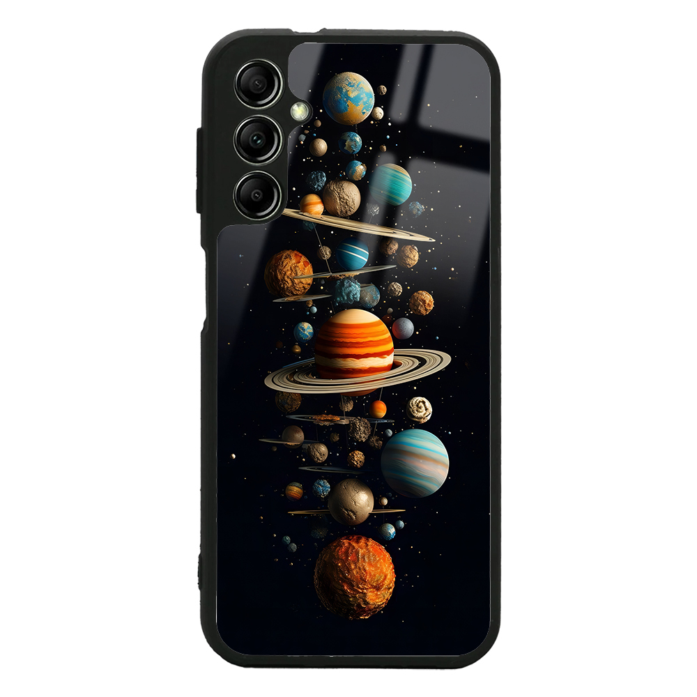 Galaxy Uyumlu A34 Kılıf Kamera Korumalı Desenli Zore Lusi Kapak-Gezegen