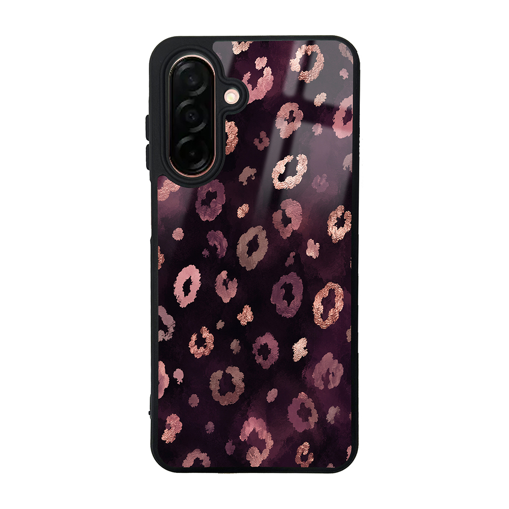 Galaxy Uyumlu A26 Kılıf Kamera Korumalı Desenli Zore Lusi Kapak-Pembe leopar