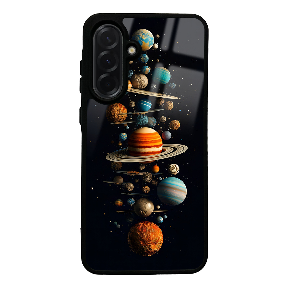 Galaxy Uyumlu A36 Kılıf Kamera Korumalı Desenli Zore Lusi Kapak-Gezegen