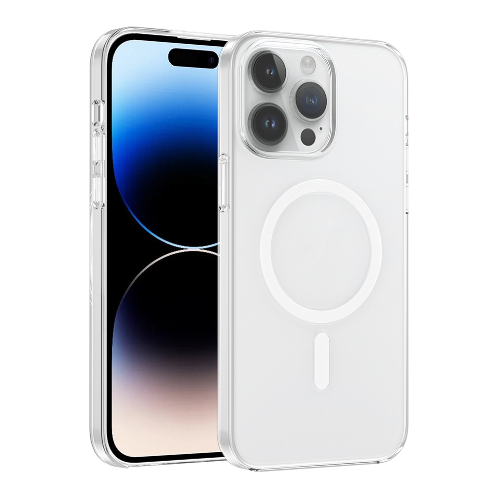 iPhone Uyumlu 14 Pro Max Kılıf IC Çipli Zore Wireless Şarj Özellikli Şeffaf Orjin Kapak