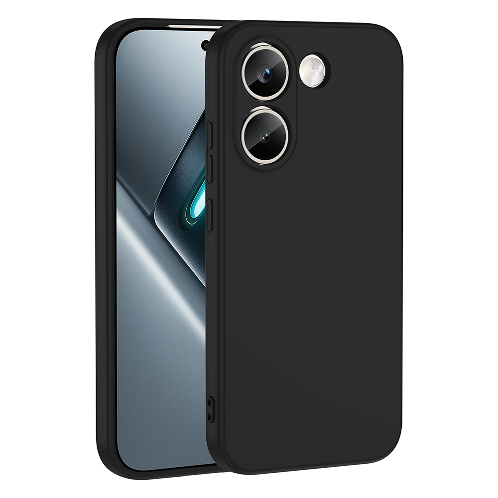 Xiaomi Uyumlu Poco X8 Pro Kılıf Zore Mara Lansman Kapak-Siyah