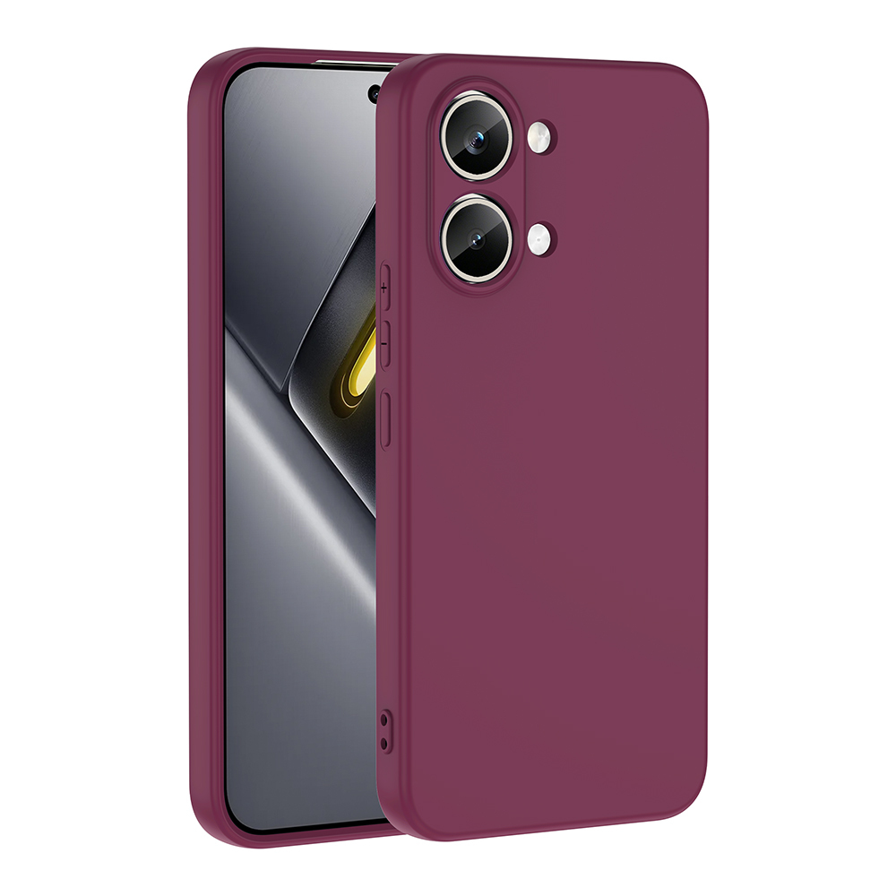 Xiaomi Uyumlu Poco X8 Pro Max Kılıf Zore Mara Lansman Kapak-Koyu mor