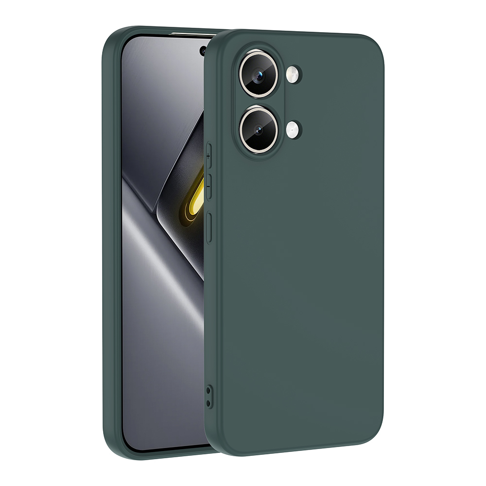 Xiaomi Uyumlu Poco X8 Pro Max Kılıf Zore Mara Lansman Kapak-Koyu yeşil
