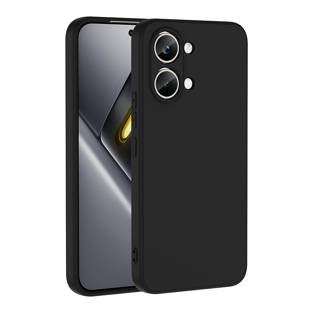 Xiaomi Uyumlu Poco X8 Pro Max Kılıf Zore Mara Lansman Kapak-Siyah