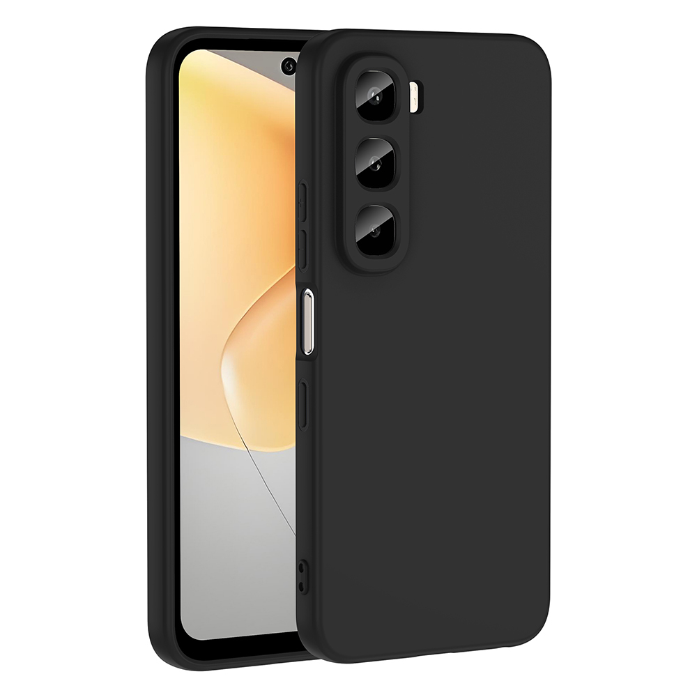İnfinix Hot 60i 4G Kılıf Zore Mara Lansman Kapak-Siyah