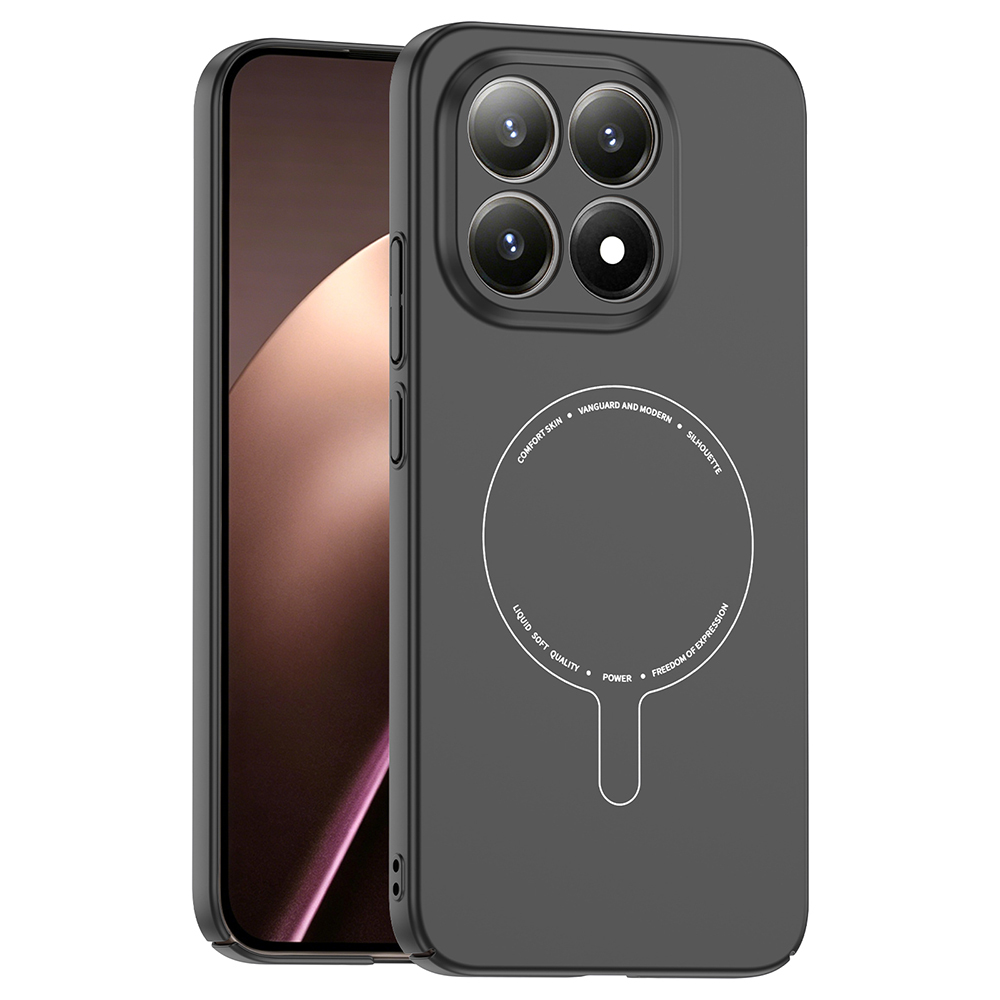 Xiaomi Uyumlu 15T Kılıf M-Safe Şarj Özellikli Kamera Korumalı Zore Elio Sert PC Kapak