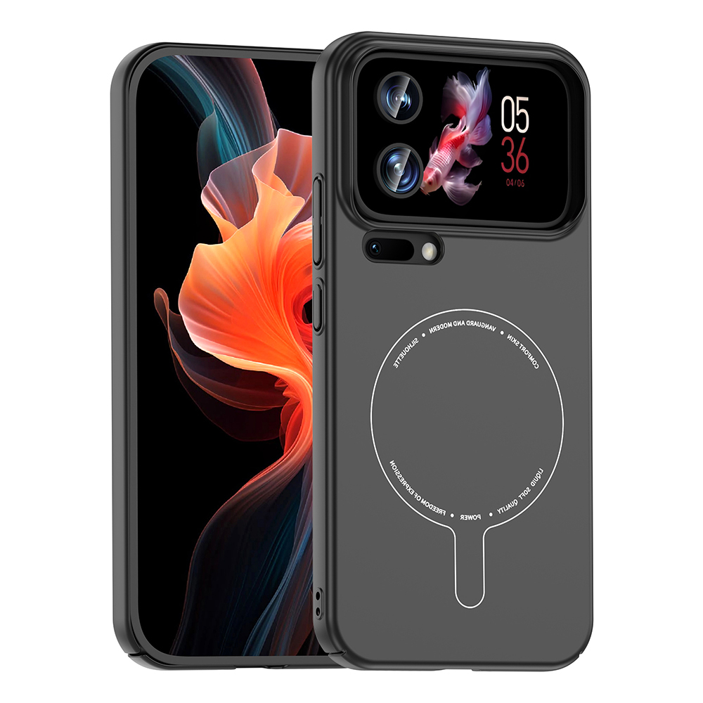 Xiaomi Uyumlu 17 Pro Kılıf M-Safe Şarj Özellikli Kamera Korumalı Zore Elio Sert PC Kapak