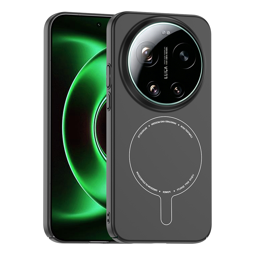 Xiaomi Uyumlu 17 Ultra Kılıf M-Safe Şarj Özellikli Kamera Korumalı Zore Elio Sert PC Kapak