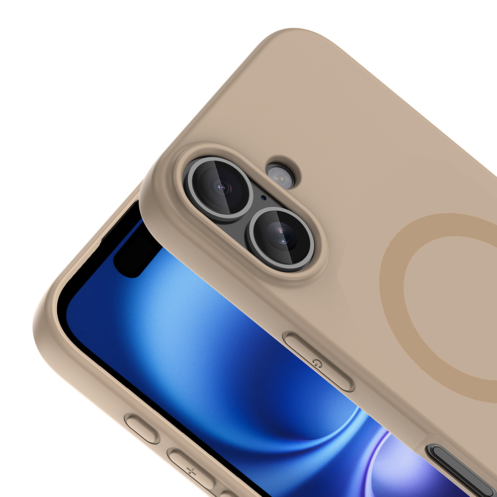 iPhone Uyumlu 16 Kılıf M-Safe Şarj Özellikli Zore Aris Silikon Kapak