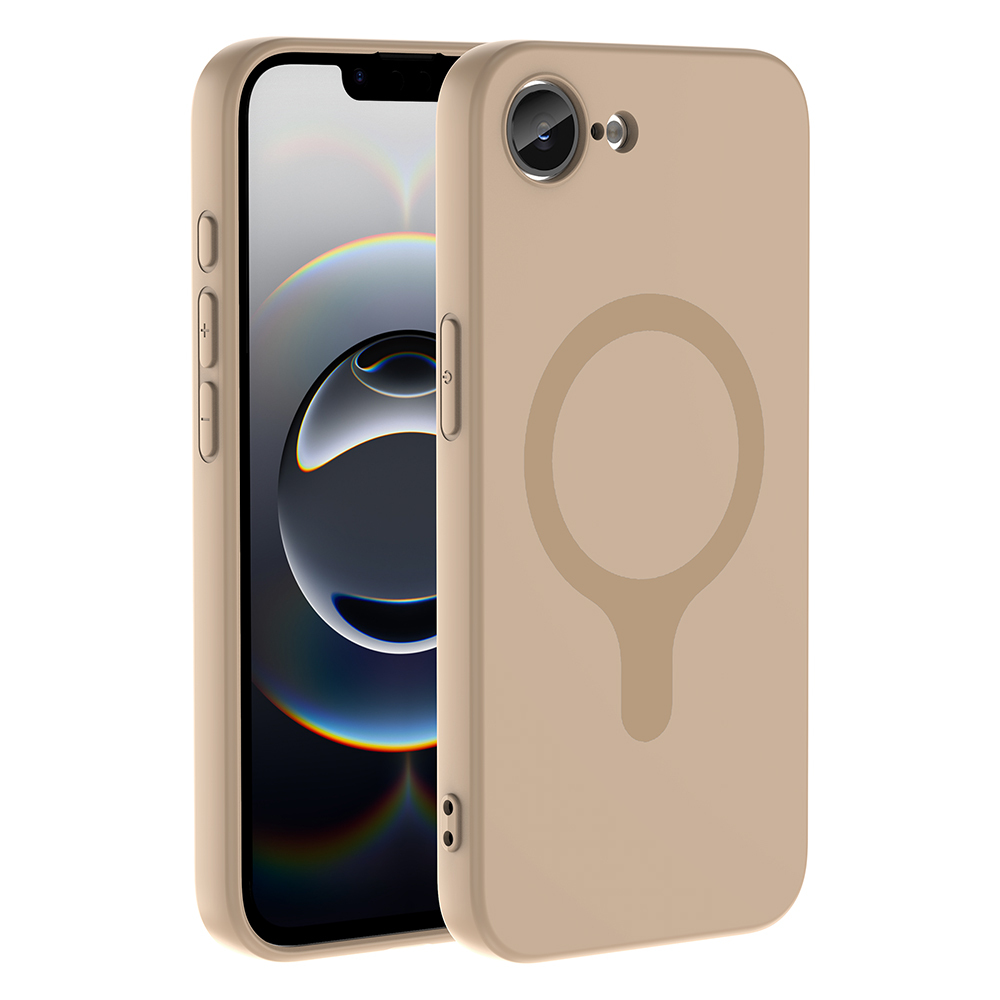 iPhone Uyumlu 16E Kılıf M-Safe Şarj Özellikli Zore Aris Silikon Kapak