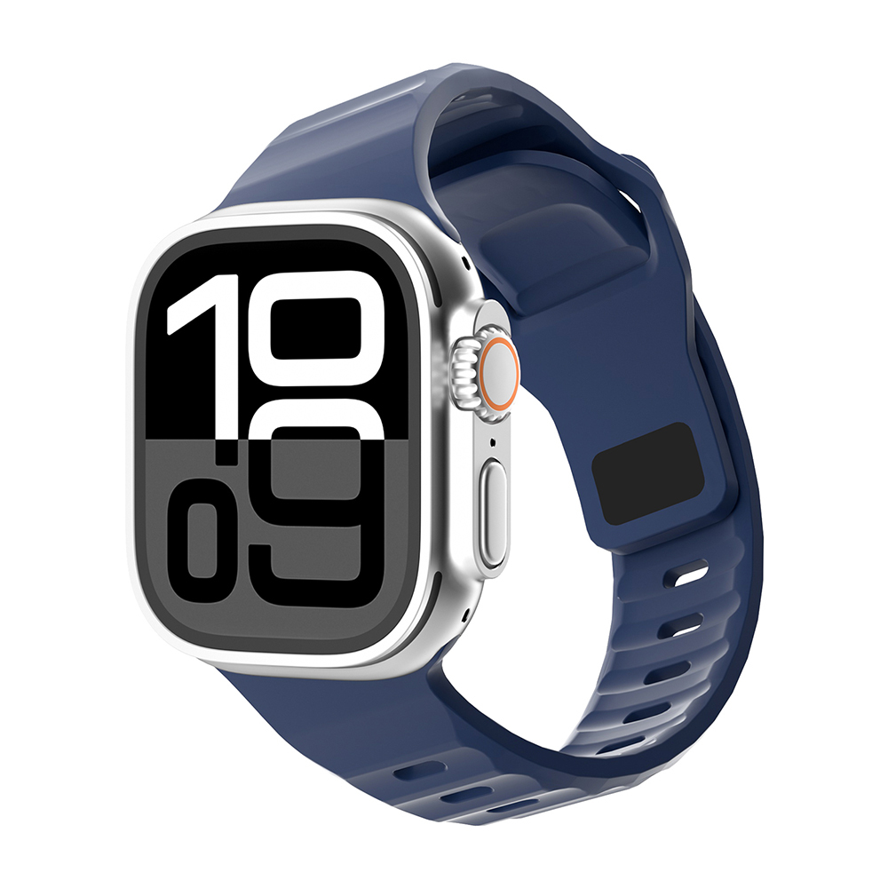 Watch 38mm Zore KRD-160 Silikon Kordon Strap Kayış-Lacivert