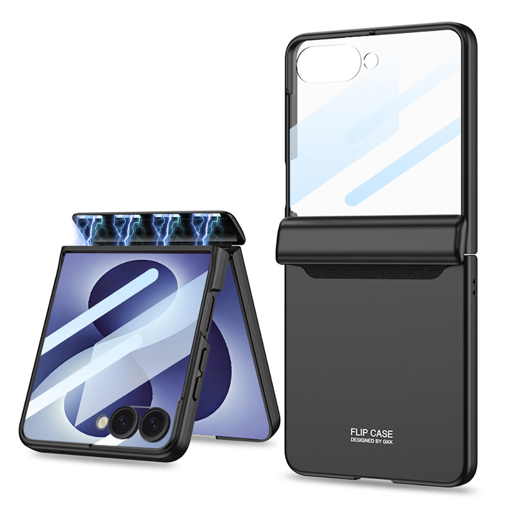 Galaxy Uyumlu Z Flip 8 Kılıf Zore M-Magnet Kılıf-Siyah