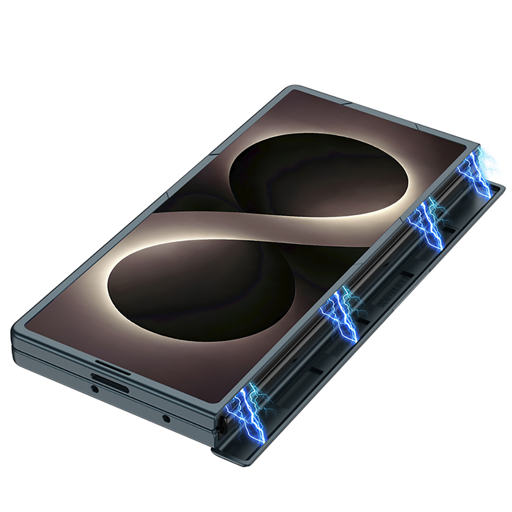 Galaxy Uyumlu Z Fold 8 Ultra Kılıf Zore Kıpta Standlı Kapak