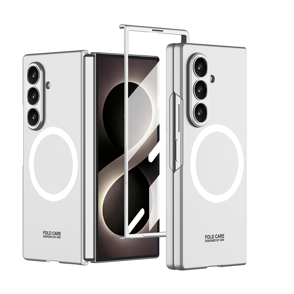 Galaxy Uyumlu Z Fold 8 Ultra Kılıf Wireless Şarj Özellikli Zore Kıpta M-safe Kapak