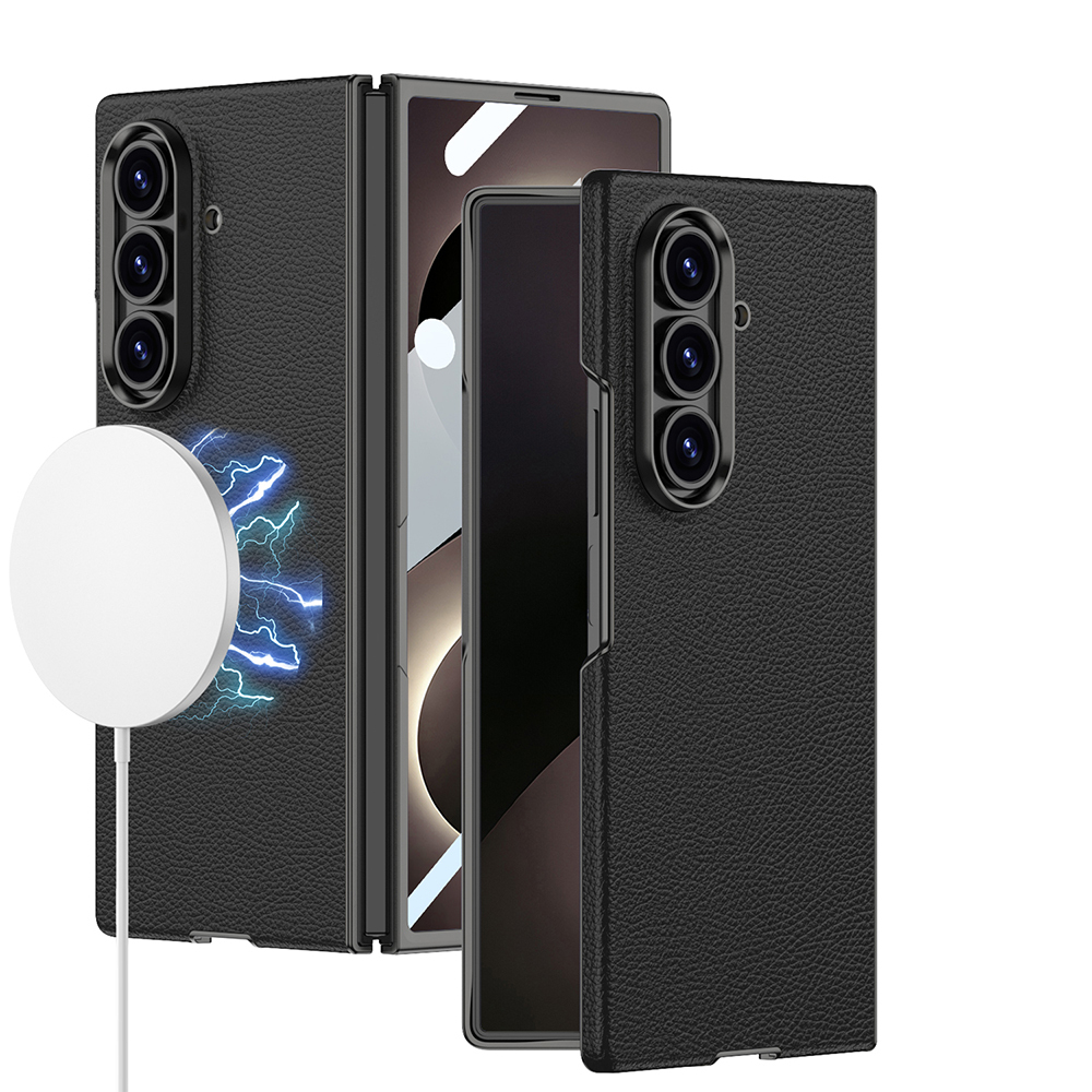 Galaxy Uyumlu Z Fold 8 Ultra Kılıf M-safe Şarj Özellikli Zore Kıpta KPT-12 Sert PC Kapak