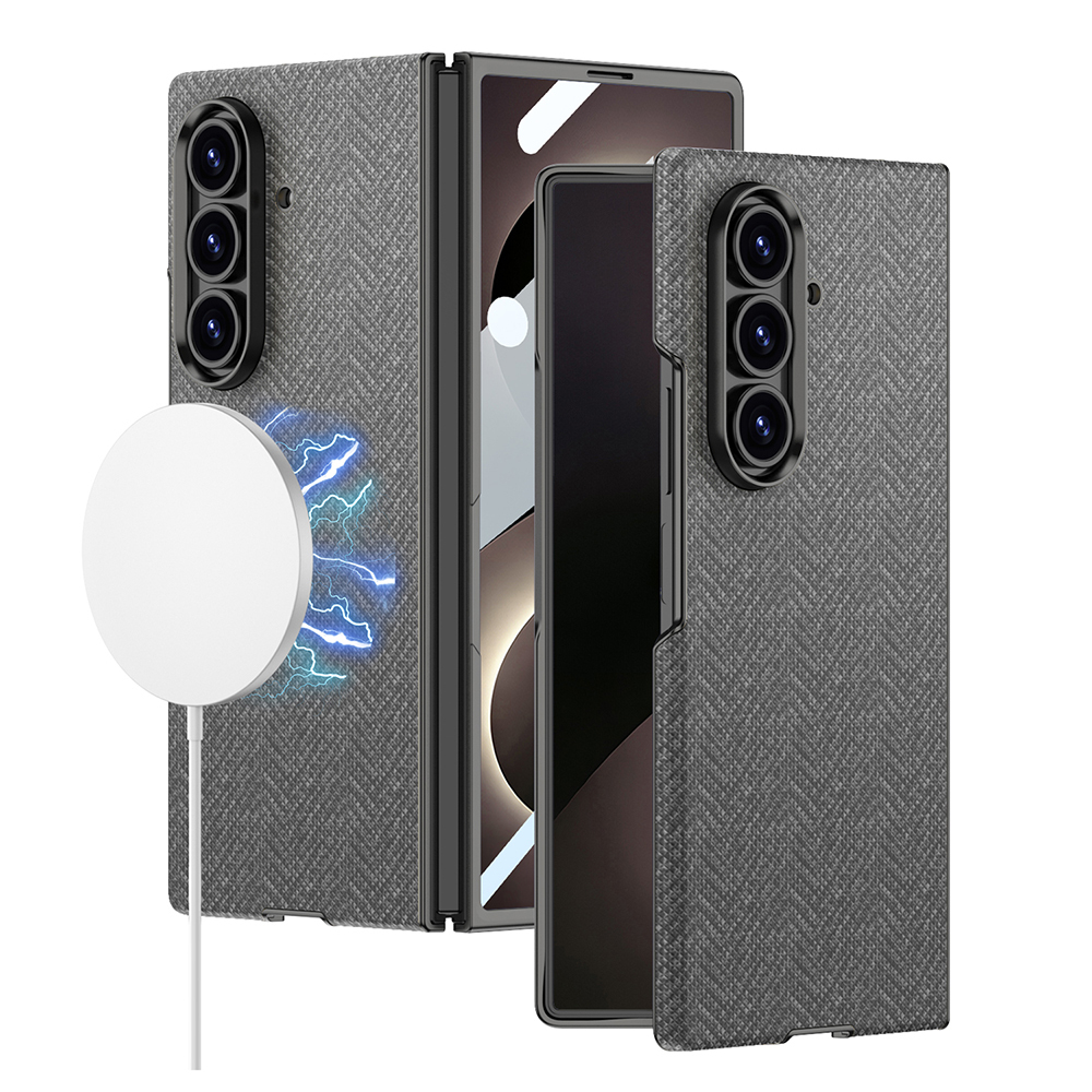 Galaxy Uyumlu Z Fold 8 Ultra Kılıf M-safe Şarj Özellikli Zore Kıpta KPT-11 Sert PC Kapak