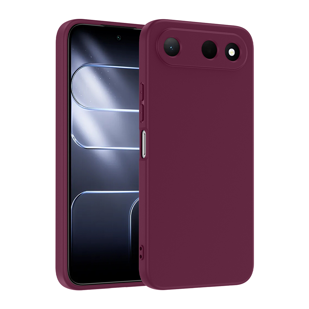 Tecno Spark 50 5G Kılıf Zore Mara Lansman Kapak-Mürdüm