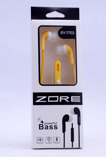 Zore SY-7703 Mp3 Stereo Kulaklık-Sarı