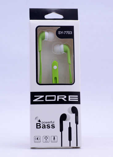 Zore SY-7703 Mp3 Stereo Kulaklık-Yeşil