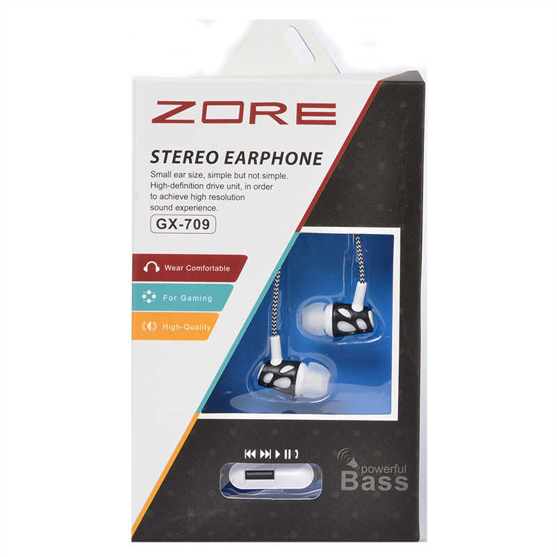 Zore GX-709 Mp3 Stereo Kulaklık-Beyaz