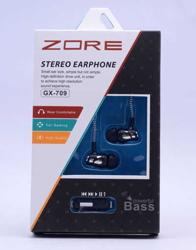 Zore GX-709 Mp3 Stereo Kulaklık-Gri