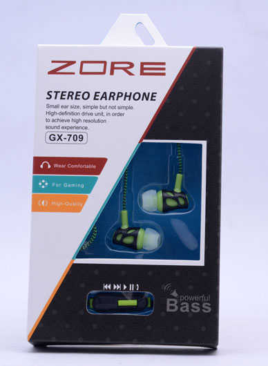Zore GX-709 Mp3 Stereo Kulaklık-Yeşil