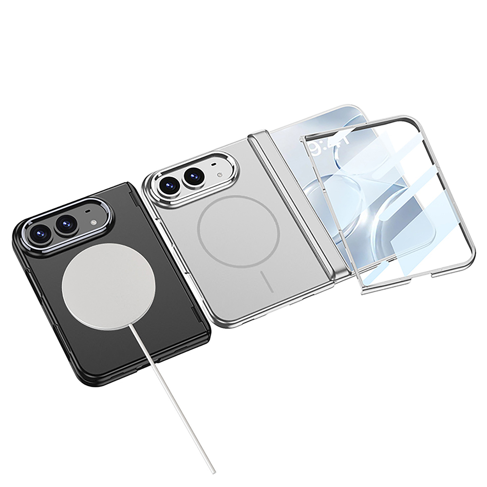 iPhone Uyumlu Duo Kılıf M-safe Şarj Özellikli Zore Kıpta KPT-14 Sert PC Kapak